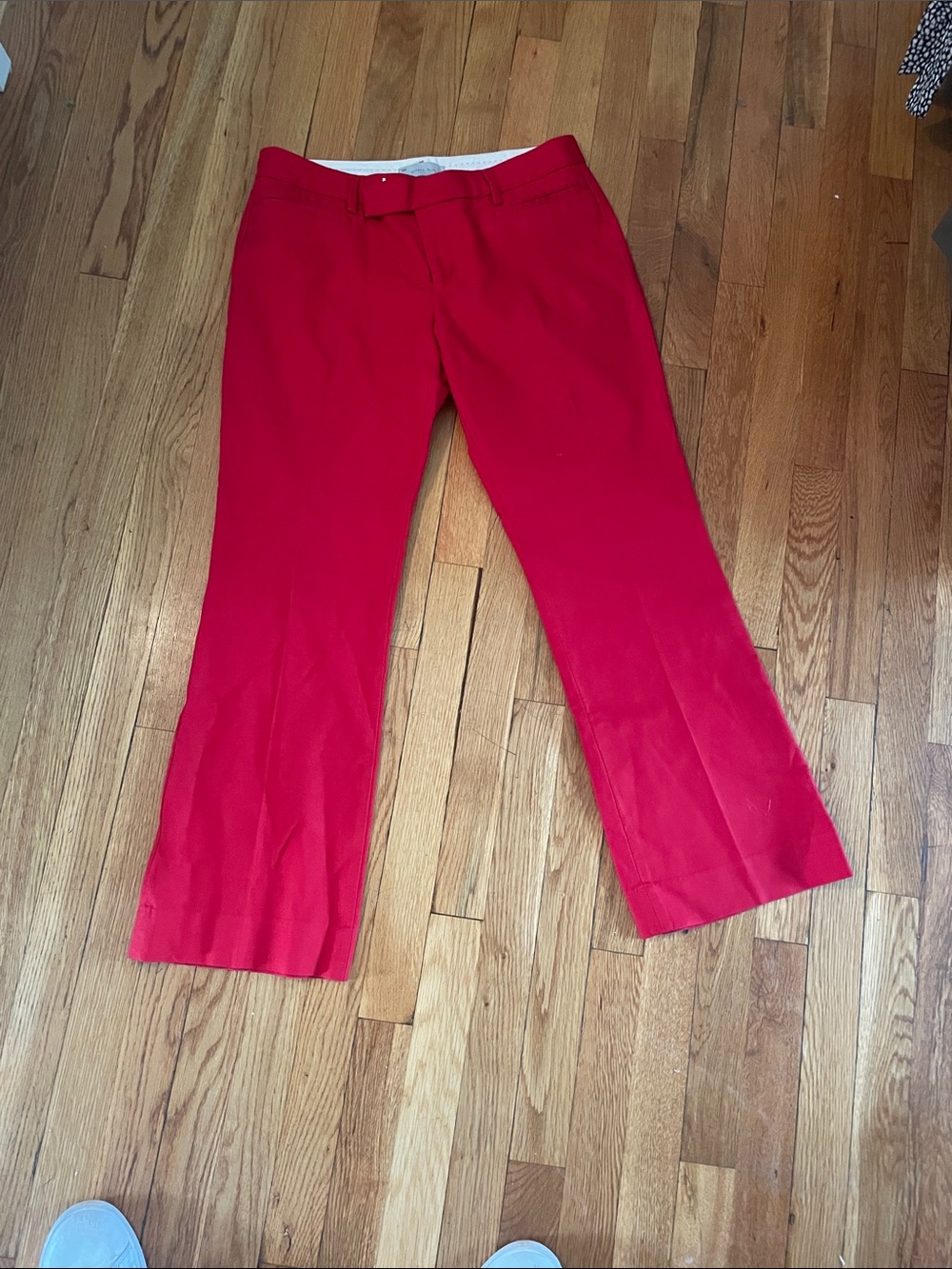 GAP Red Women's Casual Straight-Leg Pants